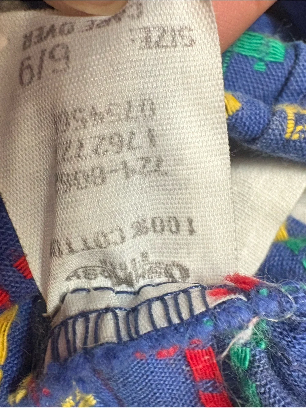 Oshkosh Blue Train Print Kids Overalls Shorts
